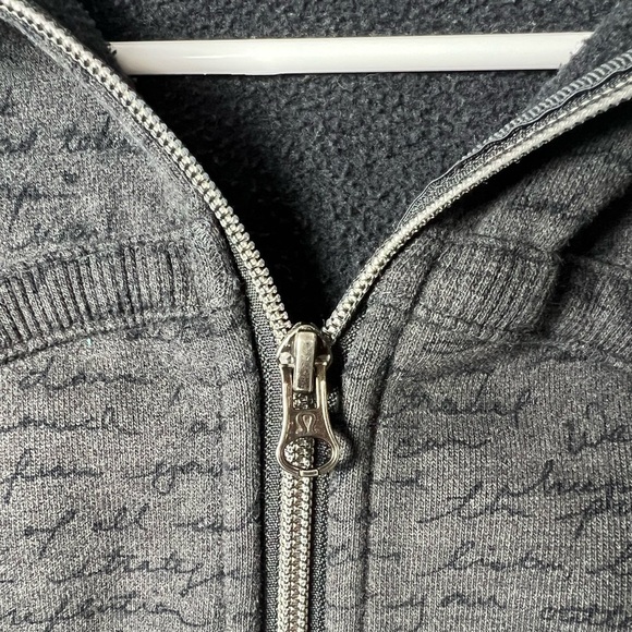 Lululemon Scuba Manifesto Full Zip Script hoodie 4 - Picture 5 of 9
